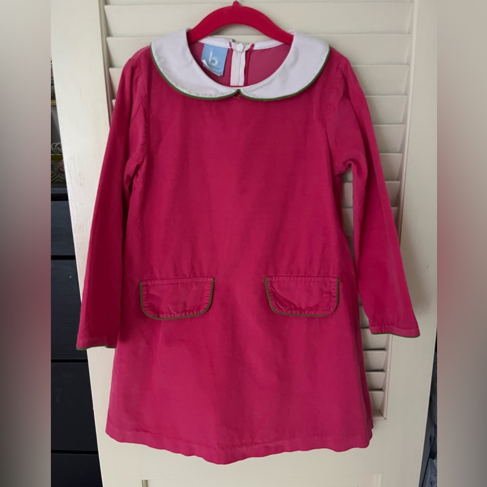 Bella Bliss Pink Corduroy Dress